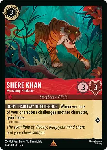 Shere Khan - Menacing Predator (104/204) [Fabled] 1