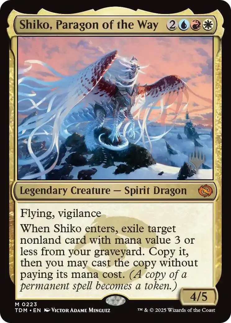 Shiko, Paragon Of The Way [Tarkir: Dragonstorm Promos] 1