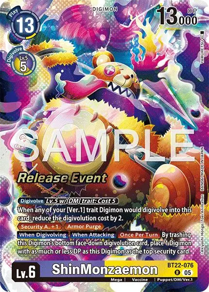 Shinmonzaemon [Bt22-076] [Cyber Eden Release Event Cards] 1