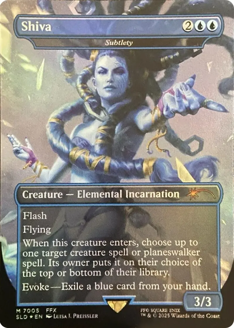 Shiva - Subtlety (Rainbow Foil) [Secret Lair Drop Series] 1