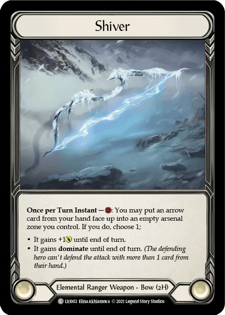 Shiver [Lxi002] (Tales Of Aria Lexi Blitz Deck)  1St Edition Normal 1