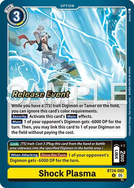 Shock Plasma [Bt24-092] [Time Stranger Release Events Cards] 1