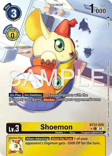 Shoemon [Bt22-029] (Box Topper) [Cyber Eden] 1