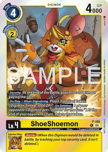 Shoeshoemon [P-165] (Event Pack 8) [Promotional Cards] 1