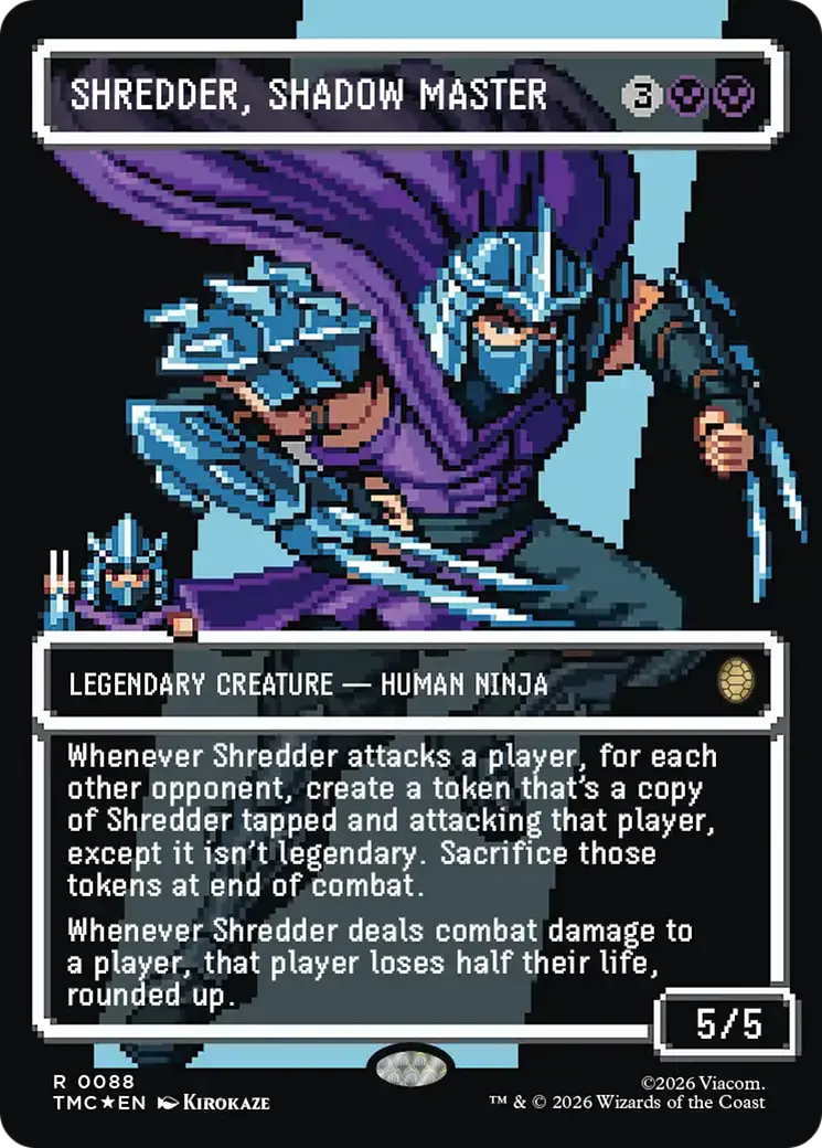 Shredder, Shadow Master (Borderless) [Teenage Mutant Ninja Turtles Commander] 1
