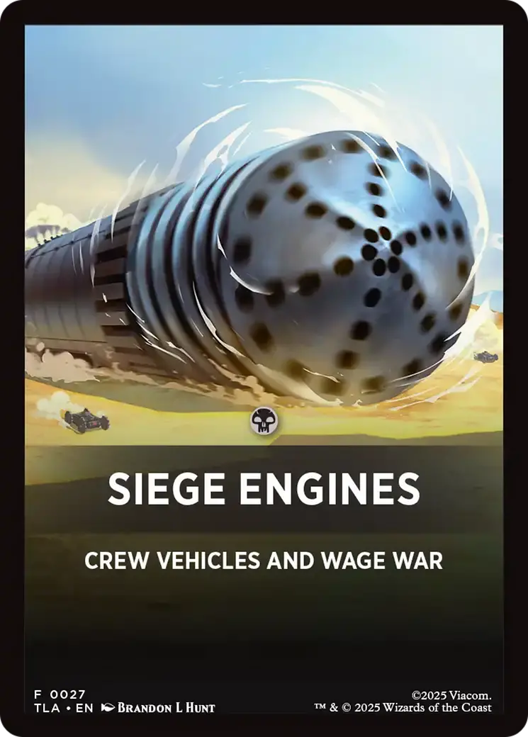 Siege Engines Theme Card [Avatar: The Last Airbender Tokens] 1
