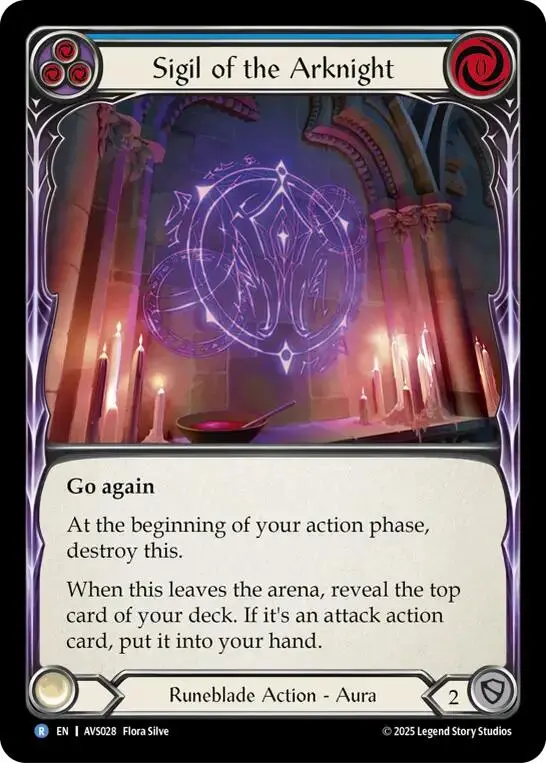 Sigil Of The Arknight (Blue) [Avs028] (Armory Deck: Legends Viserai) 1