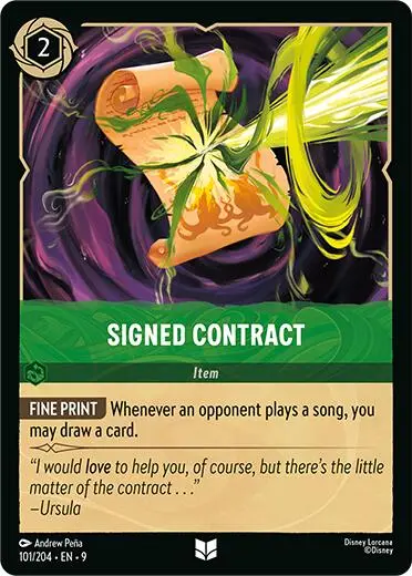 Signed Contract (101/204) [Fabled] 1