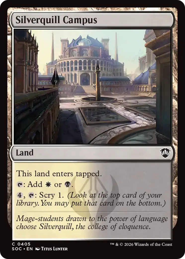 Silverquill Campus [Secrets Of Strixhaven Commander] 1