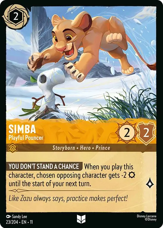 Simba - Playful Pouncer (23/204) [Winterspell] 1