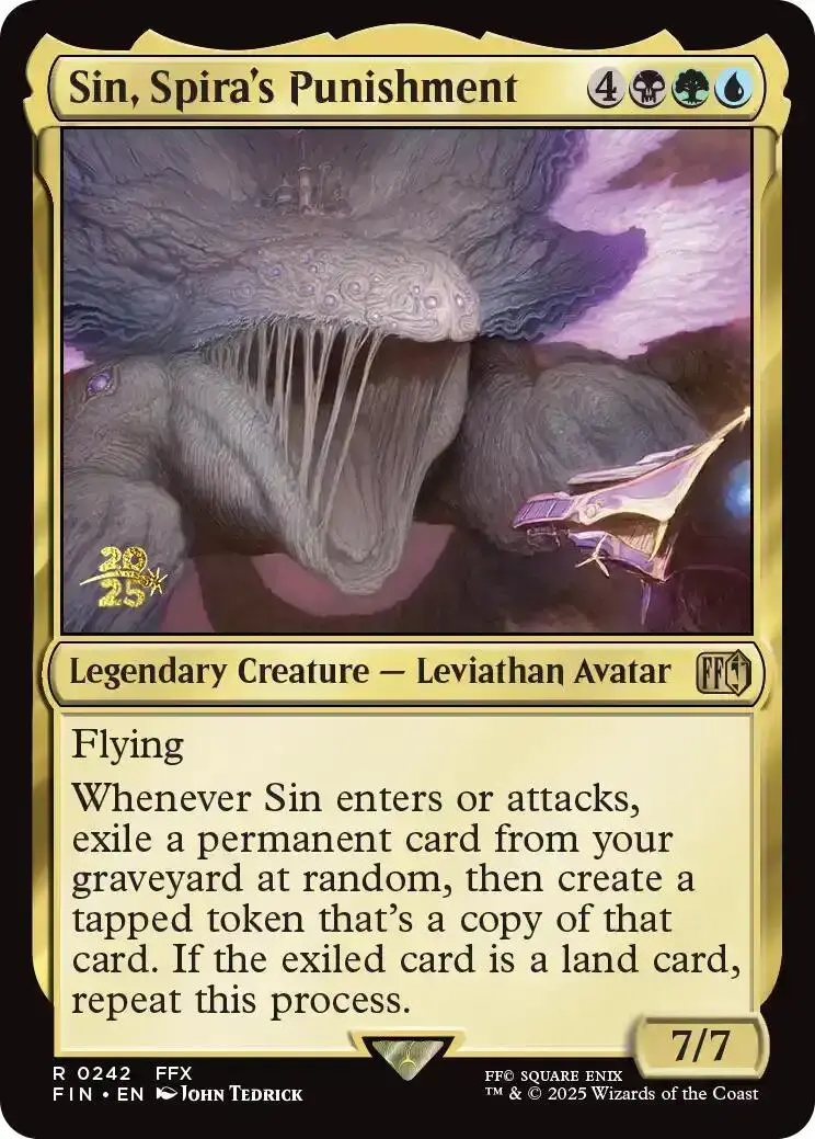 Sin, Spira's Punishment [Final Fantasy Prerelease Promo] 1