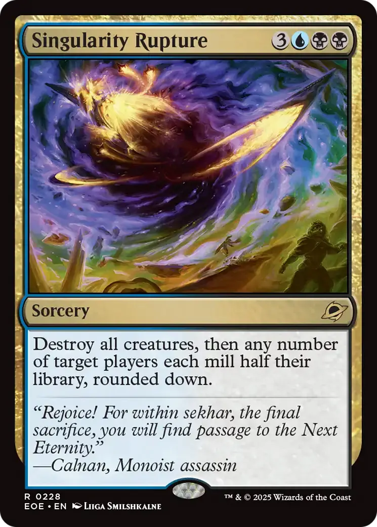 Singularity Rupture [Edge Of Eternities] 1