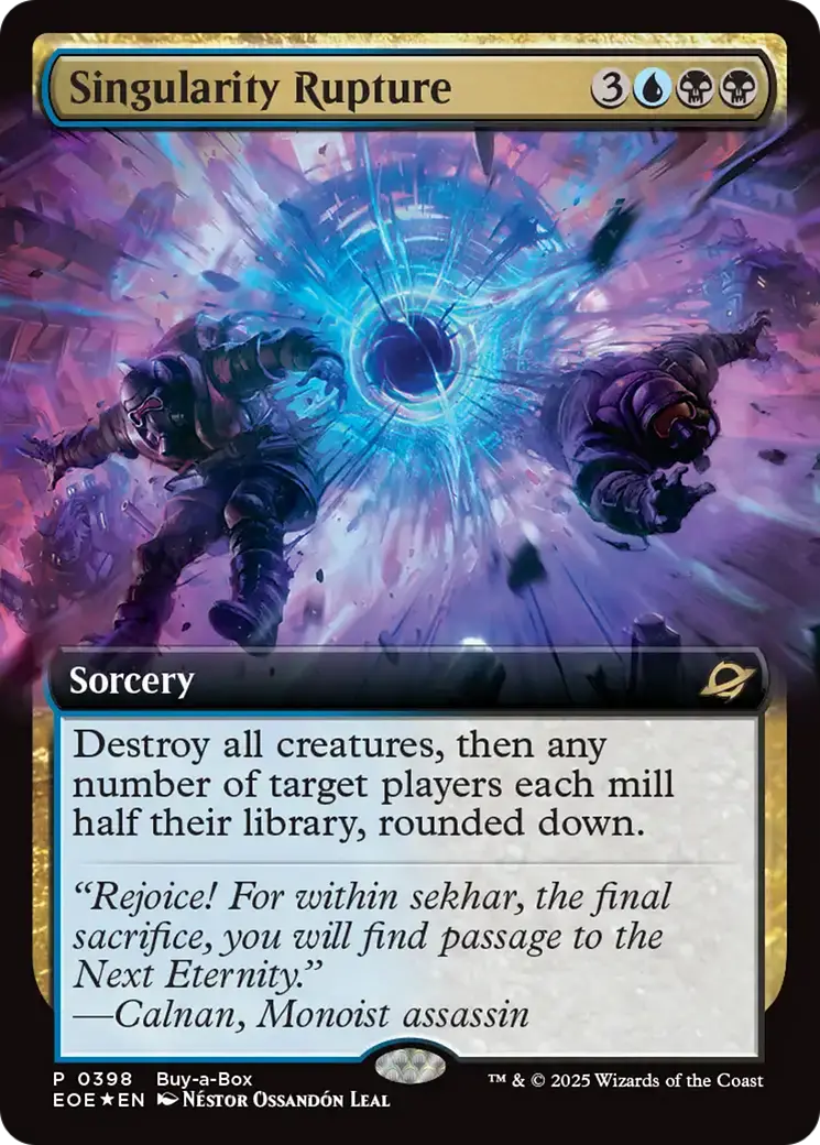 Singularity Rupture [Edge Of Eternities Prerelease Promos] 1