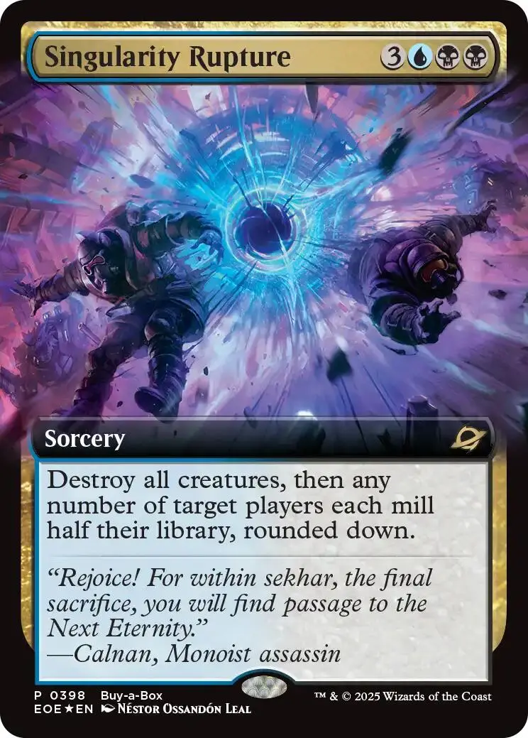 Singularity Rupture (Extended Art) (Buy-A-Box) [Edge Of Eternities] 1