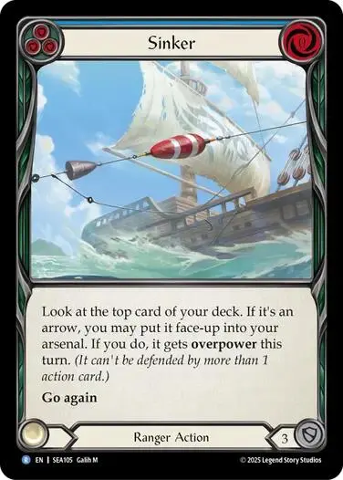 Sinker [Sea105] (High Seas)  Rainbow Foil 1