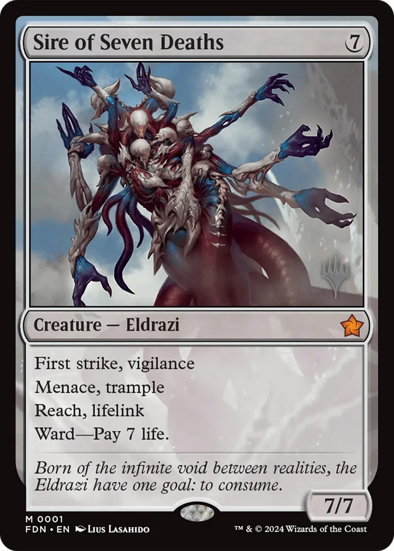 Sire Of Seven Deaths [Lorwyn Eclipsed Promos] 1