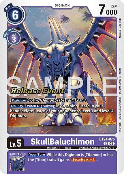 Skullbaluchimon [Bt24-075] [Time Stranger Release Events Cards] 1