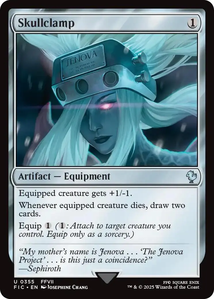 Skullclamp (Surge Foil) [Final Fantasy Commander] 1