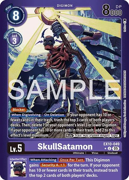 Skullsatamon [Ex10-049] (Limited Foil) [Sinister Order] 1