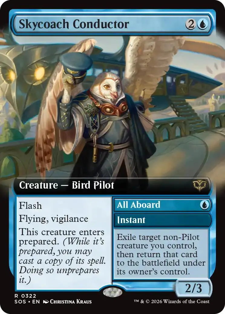 Skycoach Conductor (Extended Art) [Secrets Of Strixhaven] 1