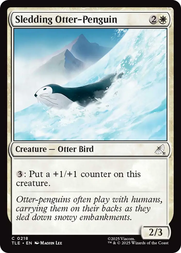 Sledding Otter-Penguin [Avatar: The Last Airbender: Eternal-Legal] 1
