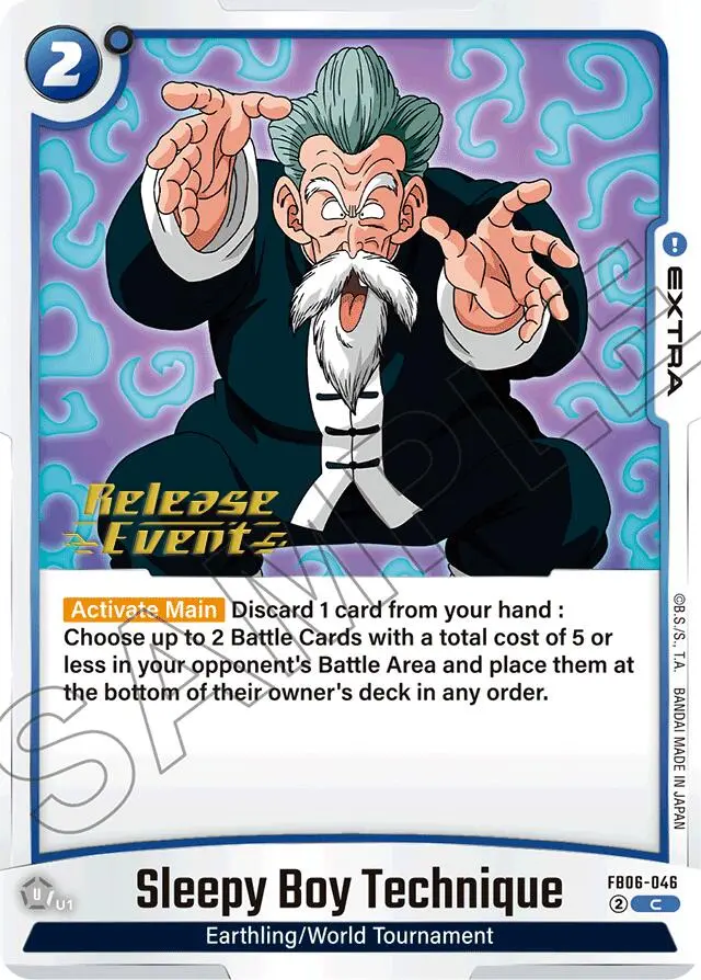 Sleepy Boy Technique [Rivals Clash Release Event Cards] 1