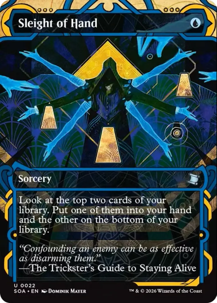 Sleight Of Hand (Jp Alternate Art) [Secrets Of Strixhaven: Mystical Archive] 1
