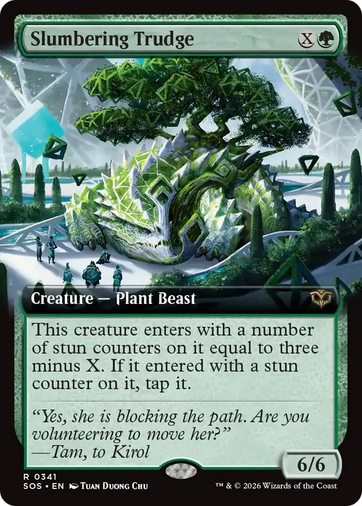 Slumbering Trudge (Extended Art) [Secrets Of Strixhaven] 1