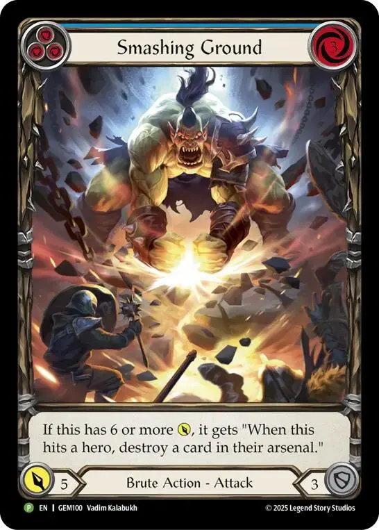 Smashing Ground [Gem100] (Gem Pack 3)  Rainbow Foil 1