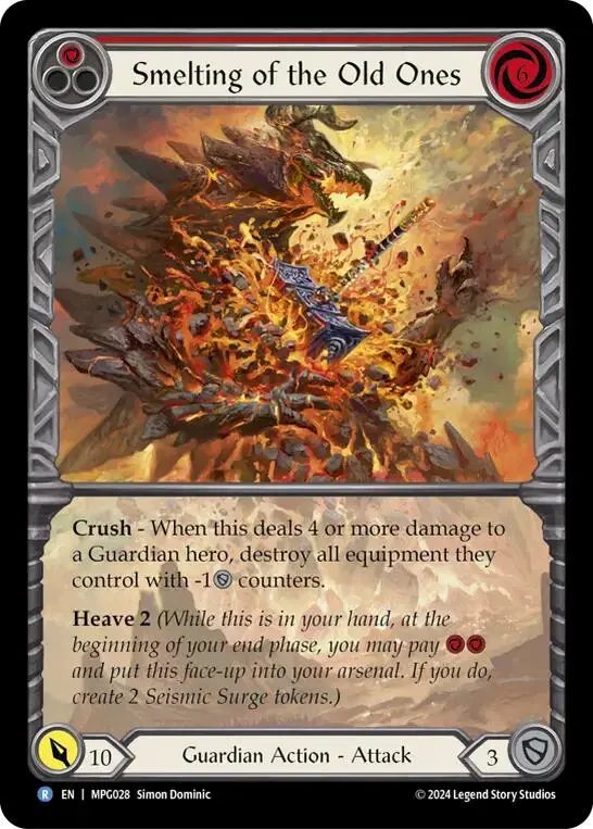 Smelting Of The Old Ones (Extended Art) [Mpg028] (Mastery Pack Guardian)  Rainbow Foil 1
