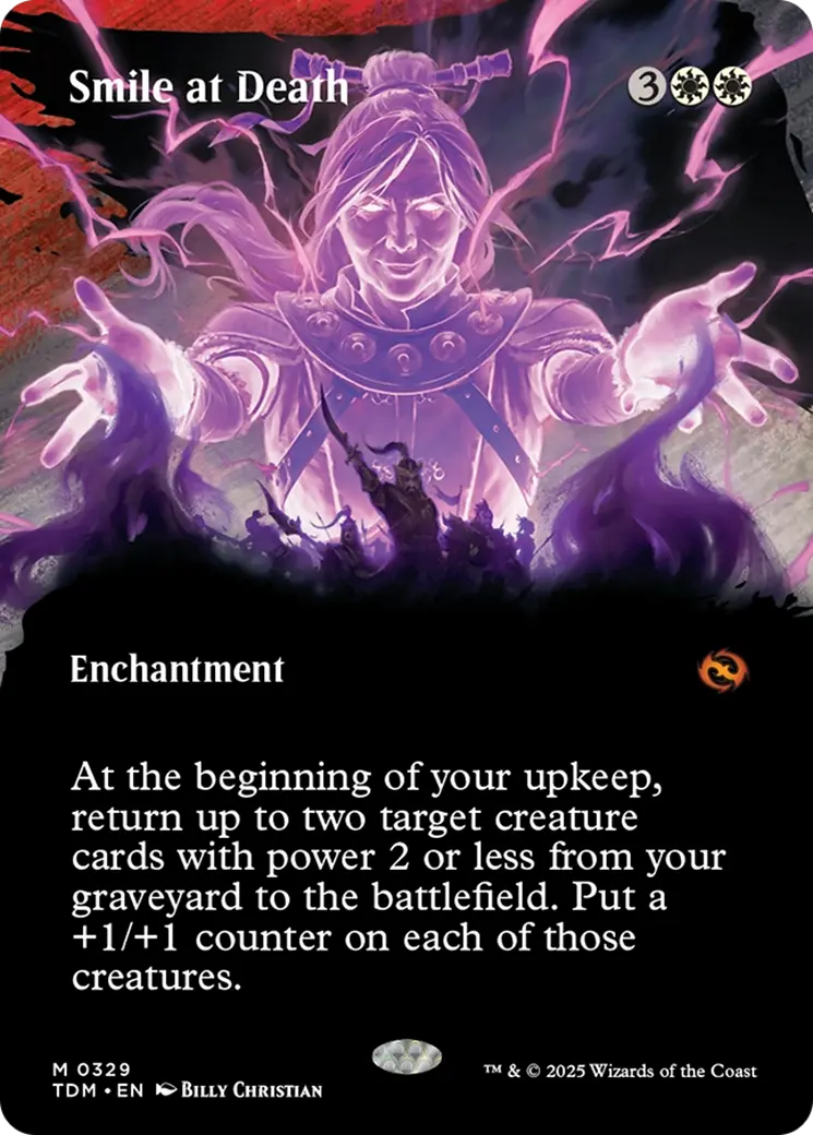 Smile At Death (Borderless) [Tarkir: Dragonstorm] 1