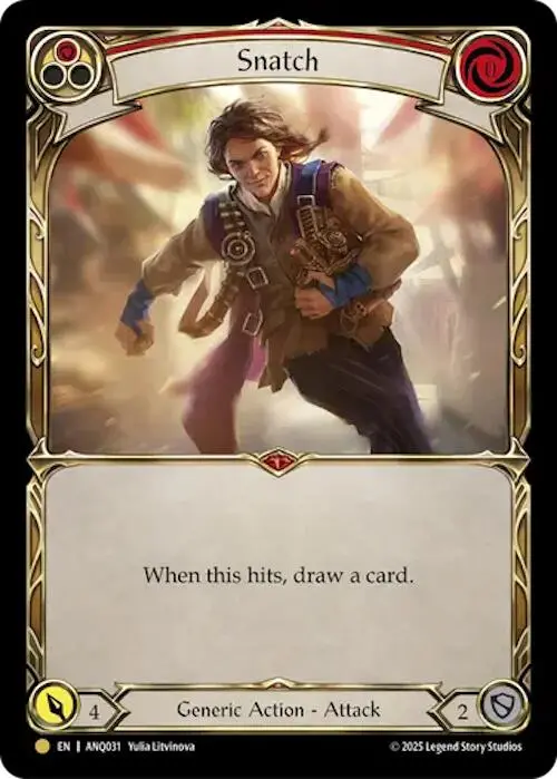 Snatch (Red) (Gold) [Anq031] (Compendium Of Rathe - Antiquity Pack) 1