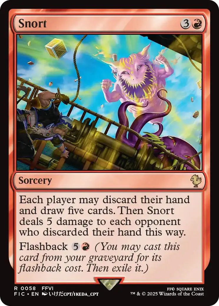 Snort (Surge Foil) [Final Fantasy Commander] 1