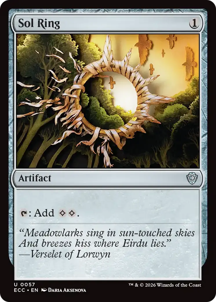 Sol Ring (0057) [Lorwyn Eclipsed Commander] 1