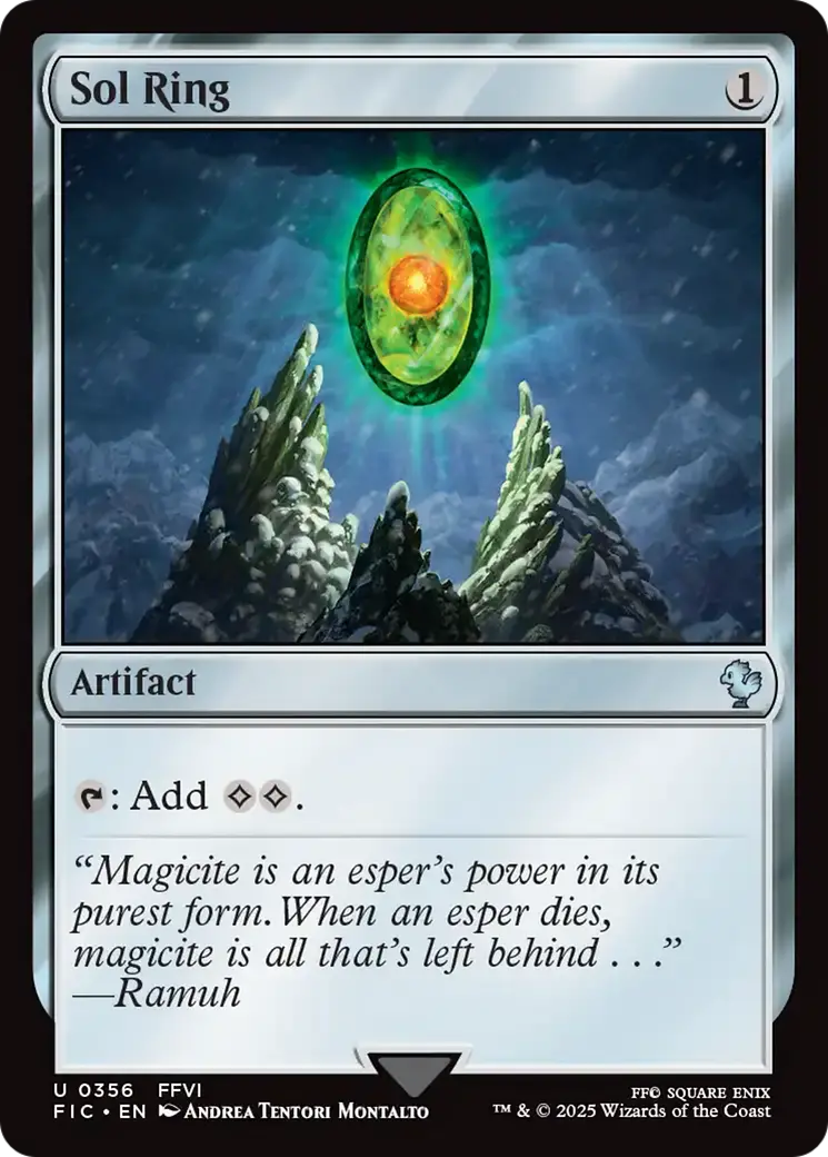 Sol Ring (0356) [Final Fantasy Commander] 1