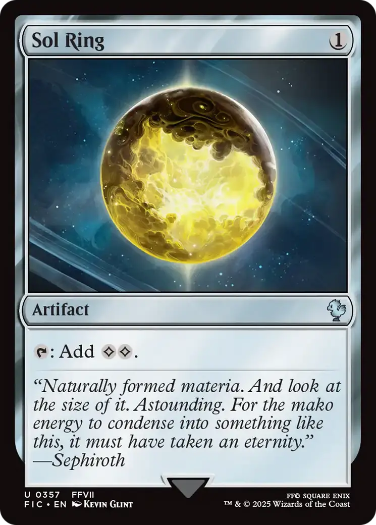 Sol Ring (0357) [Final Fantasy Commander] 1