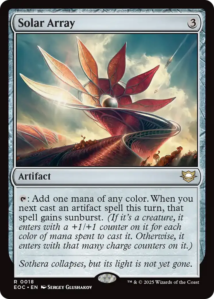 Solar Array [Edge Of Eternities Commander] 1