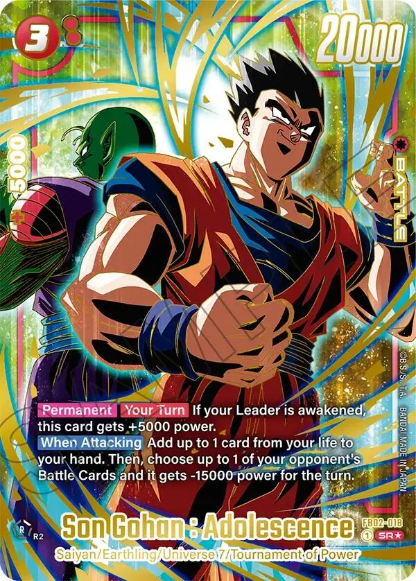 Son Gohan : Adolescence (1St Anniversary Set) [Fusion World Promotion Cards] 1