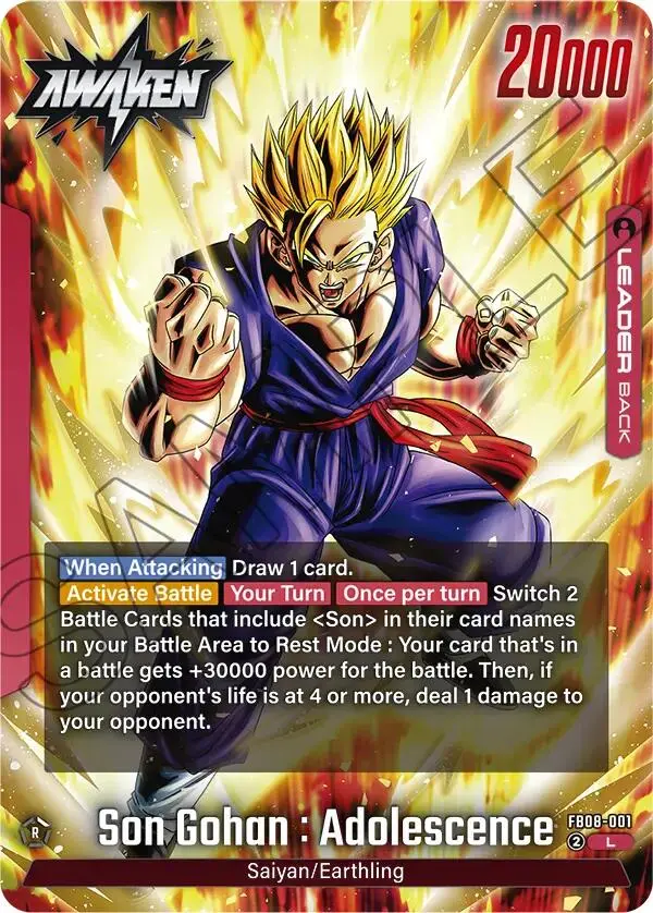 Son Gohan : Adolescence (Fb08-001) [Saiyan's Pride] 1