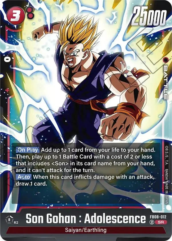 Son Gohan : Adolescence (Fb08-012) [Saiyan's Pride] 1