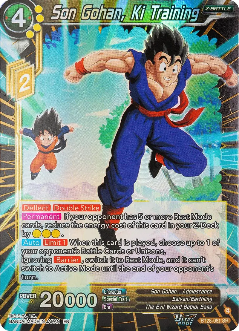 Son Gohan, Ki Training (Bt28-081) [Prismatic Clash] 1