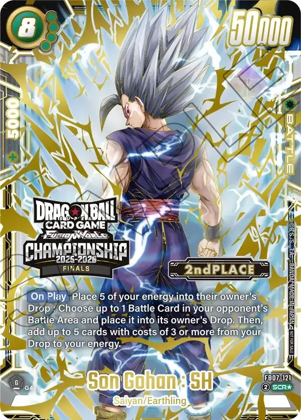 Son Gohan : Sh (Fb07-121) (Championship 2025-2026 Finals 2Nd Place) [Fusion World Tournament Cards] 1