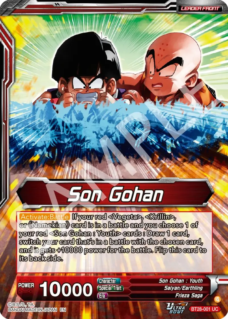 Son Gohan // Son Gohan, Protecting The Weak (Bt28-001) [Prismatic Clash] 1