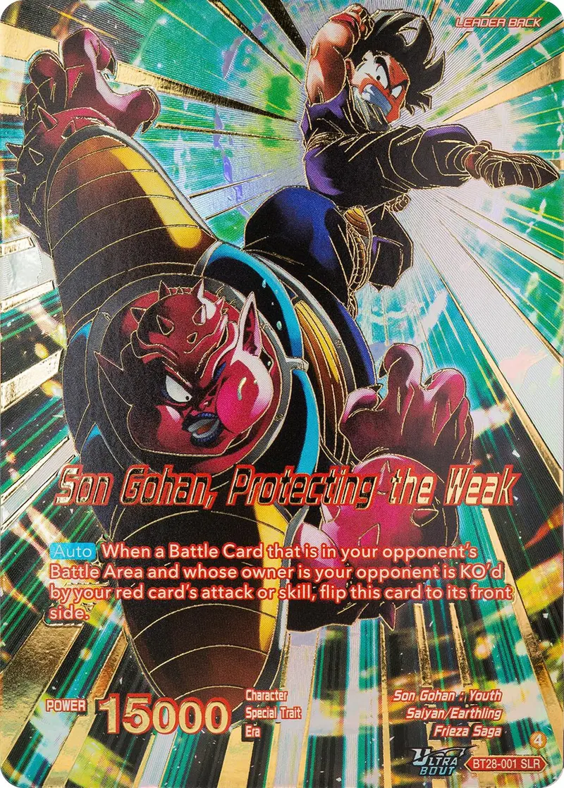 Son Gohan // Son Gohan, Protecting The Weak (Slr) (Bt28-001) [Prismatic Clash] 1