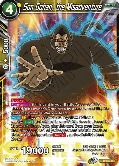 Son Gohan, The Misadventure [Bt15-097] 1