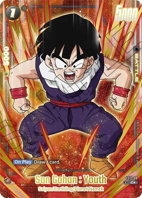 Son Gohan : Youth (Fs12-08) (Gold) [Starter Deck Ex: The Beat Of Ki] 1