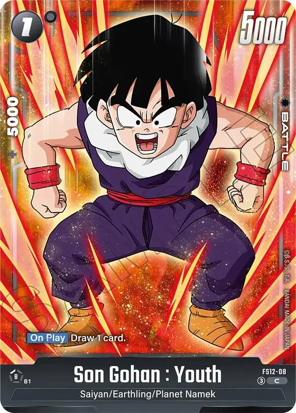 Son Gohan : Youth (Fs12-08) [Starter Deck Ex: The Beat Of Ki] 1