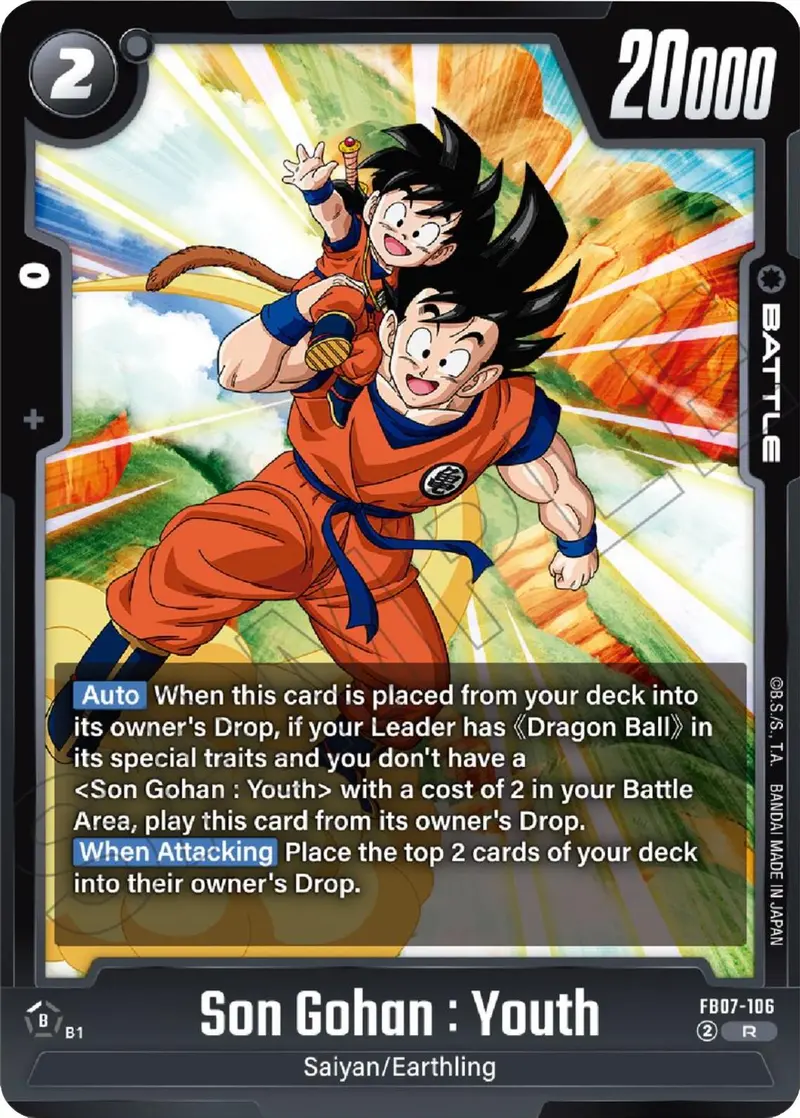 Son Gohan : Youth [Wish For Shenron] 1