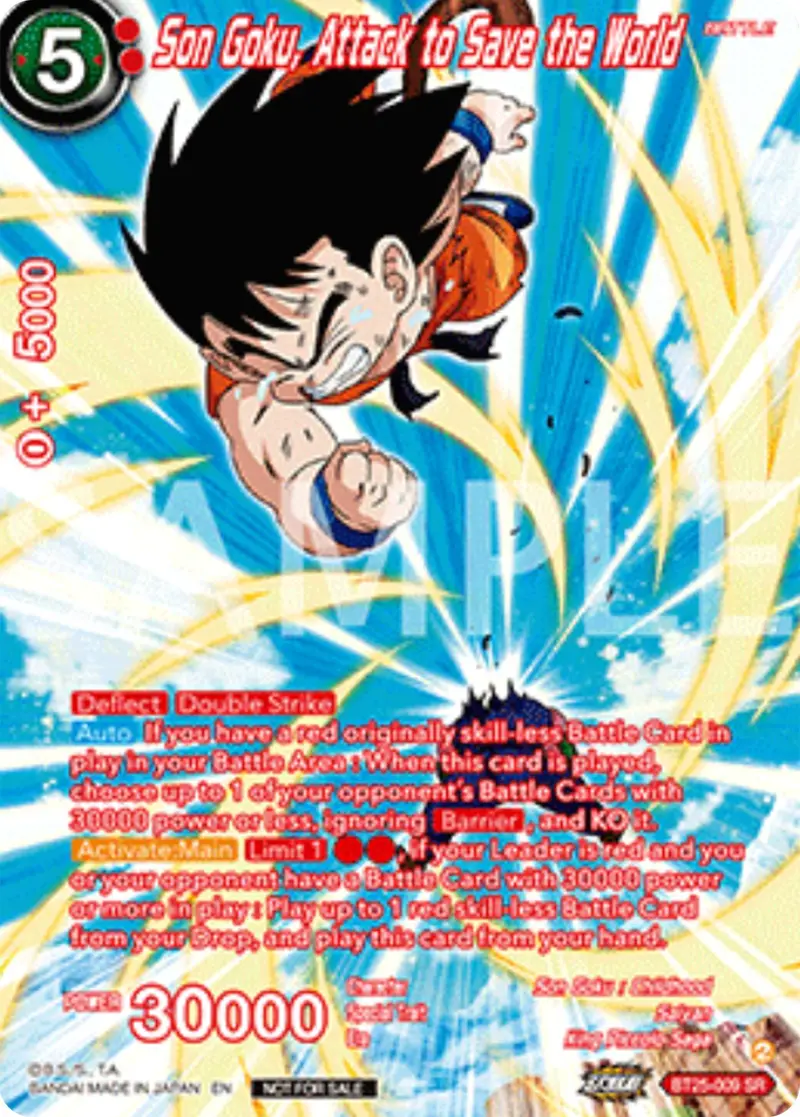 Son Goku, Attack To Save The World (Premium Alt-Art Set 2025 Vol.2) (Bt25-009) [Promotion Cards] 1