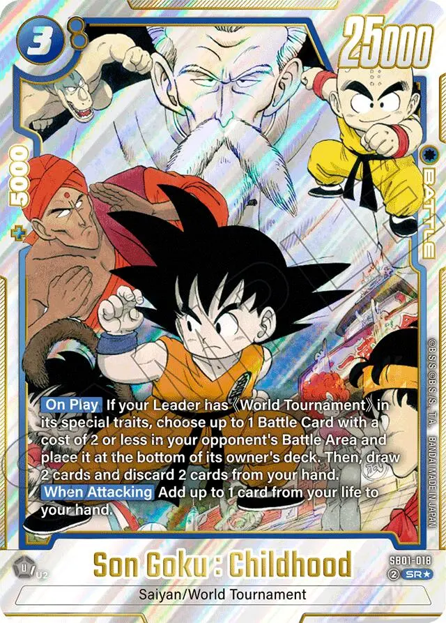 Son Goku : Childhood (Sb01-018) (Alternate Art) [Manga Booster 01] 1